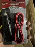 Roadpro RPPSCBH-2CP Cb/ham Radio Replacement 2-PIN Power Cord W/ Lighter Plug. Fixed Price $9.00.