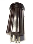 4 Pin Plug-in Coil Form By Bud Used Dark Brown. Fixed Price $19.91.