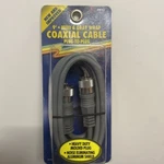 Barjan 300-8X9 9FT Mini Gray Wrap Coaxial Cable. Fixed Price $22.00.