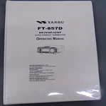 Yaesu FT-857D Hf/vhf/uhf Mobile Radio Printed Manual 3-RING Binder. Fixed Price $9.50.