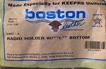 Boston Leather 5487 Deluxe Adjustable Radio Holder Basket Weave Black Bottom. Fixed Price $24.99.