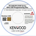 Kenwood KPG-25D Ver. 3.02 Programming Software, TK-940/941/840 Series Radios. Fixed Price $25.99.