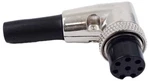 Kalibur CBC8RX Ham Radio Microphone Plug Connector Pin Female Right Angle. Fixed Price $19.95.