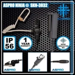 Aspro Ninja 2-WIRE Surveillance Kits Earpiece Ptt Motorola Cbpro PR860 GP1280. Fixed Price $24.88.