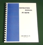 Yaesu FT-107M Instruction Manual Premium Card Stock Covers & 28 Lb Paper!. Fixed Price $23.00.