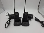 Kenwood TK-360G Uhf Handheld Two-way Radio Lot Of 2 W/ Chargers Tested Working. Fixed Price $69.99.