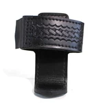 Safariland 763-4 Universal Portable Radio Holder Leather Basketweave Duty Belt. Fixed Price $25.99.