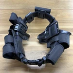 Uncle Mike's Law Enforcement Belt With Extras Black Duty Medium Adjustable. Fixed Price $50.90.