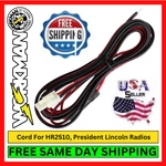 Workman CB2510 Power Cord Replacement For HR2510 & President Lincoln Radios Kit. Fixed Price $18.95.