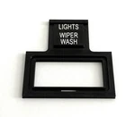 New 1973 - 1979 Firebird Dash Wiper Switch Bezel Emblem, "lights Wash". Fixed Price $39.95.