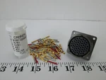New Nos Itt Cannon 55 Position Circular Connector Receptacle Female Sockets Skuv. Fixed Price $39.99.