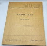 Collection Of War Department Technical Manuals TM11-630 TM11-5039 TM11-290 To 12. Fixed Price $15.00.