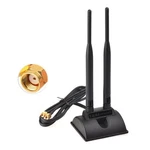 Eightwood Wifi Antenna With Rp-sma Male Connector, 2.4GHZ 5GHZ Dual Ba. Fixed Price $18.79.
