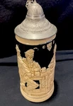 Vintage Flip Top Beer Stein, Great Condition. Fixed Price $12.00.