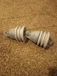 Lot Of 2 Porcelain/ceramic High Voltage Electrical Power Line Insulators Pp Knox. Fixed Price $44.50.