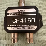 Comet CF-360A 1.3-30 Mhz & /49-470 Duplexer W/ Leads PL-259. Fixed Price $50.00.
