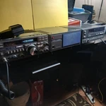 Yaesu 757GX Hf Transceiver, FC-757AT, Antenna Tuner, FP-757HD Power Supply. Fixed Price $895.00.
