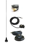 Black Mobile Radio Antenna Vhf Tunable Hole Trunk Magnet Mount Mini-uhf 1113. Fixed Price $39.50.