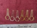 (6) Vintage Heathkit Tuning Knob Pointer Replacement. Fixed Price $18.00.