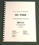 Icom IC-740 Service Manual: Includes 12" X 36" Foldout Schematics!. Fixed Price $35.00.
