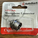 19PCS Radio Shack 274-002 Pin Male Jack Microphone Connector New BIN8. Fixed Price $60.00.