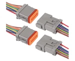 Pair 12 Pin Connector Wiring Wire Way Waterproof Automotive Electrical. Fixed Price $22.49.
