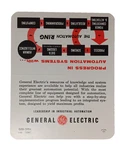 Vintage 1960 General Electric Industrial Automation Advertising Pocket Card. Fixed Price $19.95.