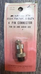Workman C4P5C 4-PUN Sealed Microphone To 5-PIN Cobra Cb Radio Adapter. Fixed Price $15.00.
