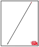 Francis 300-CB26B Black 5.5' Hot Rod Antenna. Fixed Price $23.95.