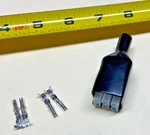 Workman KW2000A - 12 Volt Dc Power Plug Alinco, Kenwood, Icom, Yaesu Radios. Fixed Price $6.95.