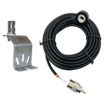 Firestik Steel MK-174 Hood Channel Antenna Mount W/ 18 Foot Fire-ring Coax New. Fixed Price $49.63.