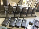12 Industrial Kenwood KT-372-G Way Push Talk Radios W/charge Bar KMB-14. Fixed Price $400.00.