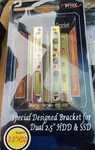 Bytecc Computer Drive Mount Kit BRACKET-25350 Allows Two 2.5IN To 3.5IN. Fixed Price $7.89.