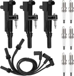 Ignition Coil & Spark Plug Wire For Jeep Liberty Dodge Dakota Ram 3.7L UF640. Fixed Price $59.84.