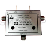 Used & Tested General Microwave 1699 0.1-20GHZ Sma Pin Electronic Switch. Fixed Price $303.00.