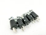 New Lot Of 5 Cinch P-302H-CCT Connector Pug W/ Cable Clamp Top 2P No Box. Fixed Price $34.95.