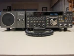 Yaesu FT-767GX HF/6M/2M/70CM All-mode + SP-767 Speaker Mic Fully Loaded. Fixed Price $900.00.