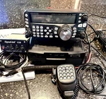 Kenwood TS-480SAT Hf Amateur Transceiver Includes Voice Module Signalink Mic Cat. Fixed Price $1000.00.