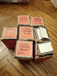 7 National Padding Condensers Variable Capacitor W-100. Fixed Price $40.00.