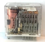 Potter & Brumfield R10-E1X6-115V 115VAC Coil 120VAC Contact 5A 6PDT Power Relay. Fixed Price $76.47.