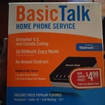 Basictalk HT701 Home Phone Service Voip. Fixed Price $29.99.