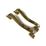 Very Nice Pull 8" Inch Handle Heavy 20CM Ribbon Solid Brass Old Style. Fixed Price $72.01.