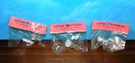 Litton Machined Aluminum Knurled Radio Knobs 1/8IN Shaft W/set Screw Nos 3/4IN. Fixed Price $16.96.