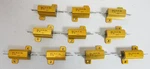 Lot Of 10 Nos Dale (vishay) Ohm 25W Wirewound Chassis Mount Resistors.. Fixed Price $37.50.