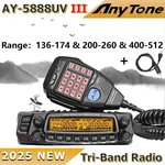 Anytone AT-5888UV Iii Mobile Transceiver Tri-band With Programming Cable. Fixed Price $279.99.