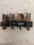 Quad Of Balanced 6SN7GTB Radio Vacuum Tubes TV-7 Tested #319-B3. Fixed Price $119.00.