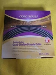Cable Radioshack Indoor/outdoor 25 Ft. Quad-shielded Coaxial #15-1567. Fixed Price $7.99.