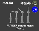 SCALE23 1/35 Antennas Us Nato Tilt-whip Type (4PCS). Fixed Price $5.75.