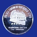 1966 Mechanicsburg Pa 999 Silver Medal Peace Church & Naval Supply Depot. Fixed Price $82.88.
