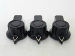 3X Vintage General Radio Type KNB-2 Bakelite Pointer Knob For 3/8" Shafts. Fixed Price $74.95.